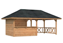 Vorschaubild Palmako Pavillon Bianca 16,6 m² Set 3