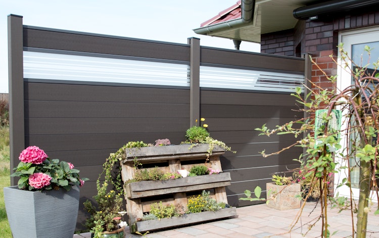 GroJa Solid Stecksystem Bausatz Quadratisch inkl. Glas-Designeinsatz 30cm