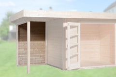 Weka Rückwand für Anbau 150 cm für Designhaus 126 und 172Zubehörbild