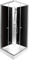 Komplettduschkabine GRAZ 2 Eckdusche, eckig, 900x900x2150 mm