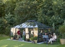 Vorschaubild Juliana Gewächshaus Grand Oase anthrazit - 3 mm Sicherheitsglas - 25,6 m² inkl. gratis Fundamentrahmen im Wert von 849 €