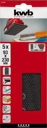 kwb Str. Gitterl. 93x230mm P80SB 857008