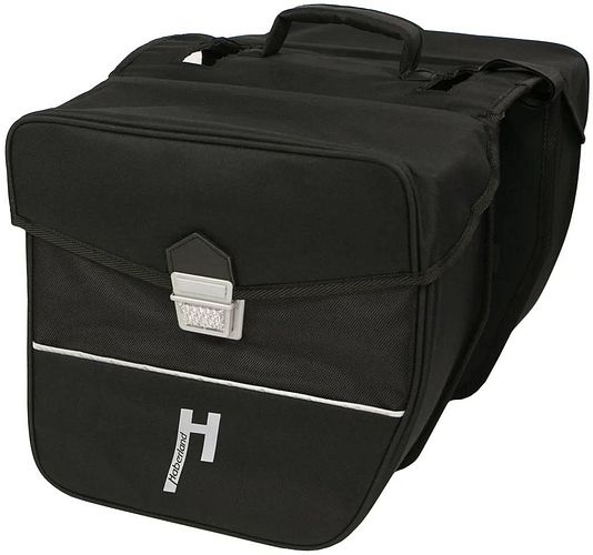 Haberland Doppeltasche E-Bike L schwarz