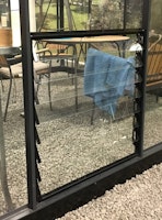 Halls Lamellenlüfter inkl. Glas für Gewächshäuser Burford & Blockley 