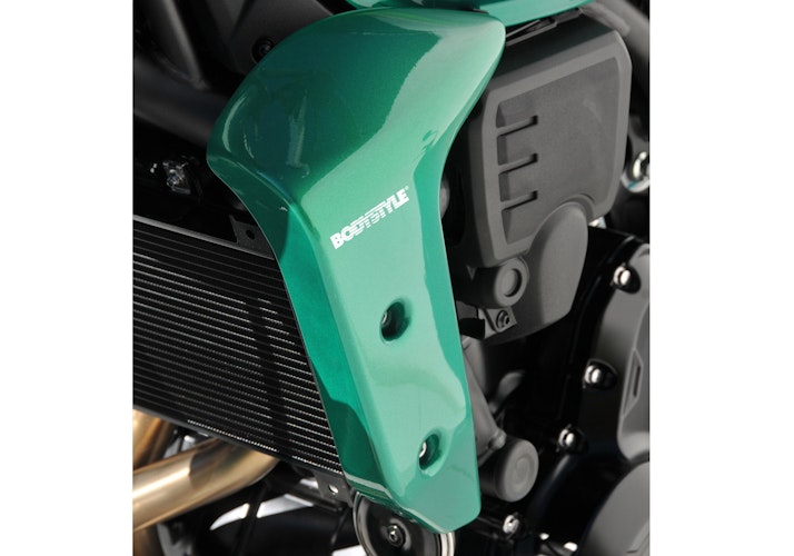 BODYSTYLE Sportsline Kühlerseitenverkleidung ABS Kunststoff grau für KAWASAKI Z650 RS 