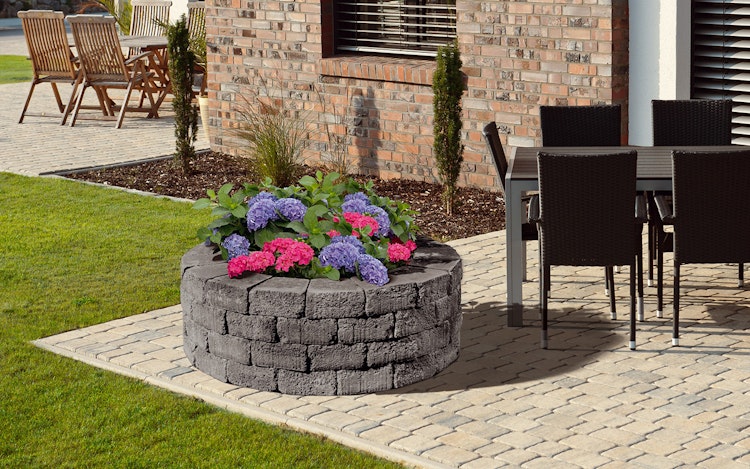 Diephaus Mauerstein RISO TRAPEZ 23/17 x 21,5 x 10 cm