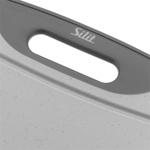 Silit Schneidebrett, Grau, 38 x 25 cm