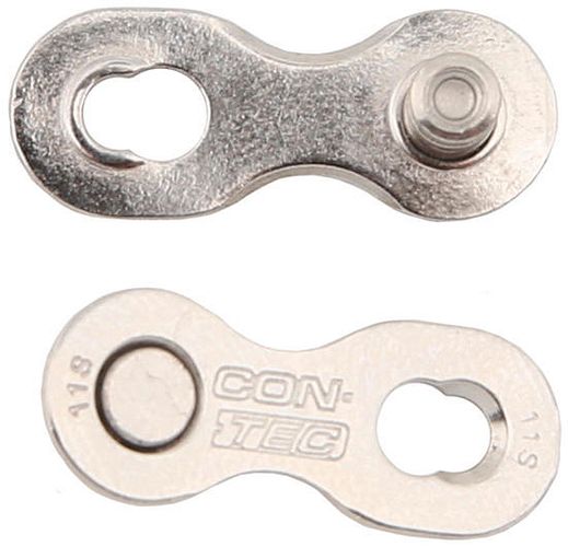 CONTEC Verschlussglied Connector für 12-fach Ketten silber