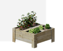 Vorschaubild Ante Pflanzgefäß B95 x T92 x H45 cm