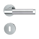 Vorschaubild Griffwerk CHRISTINA Klipptechnik -Edelstahl poliert/matt Rosettengarnitur -Klippt. -BB -TS 40-45mm