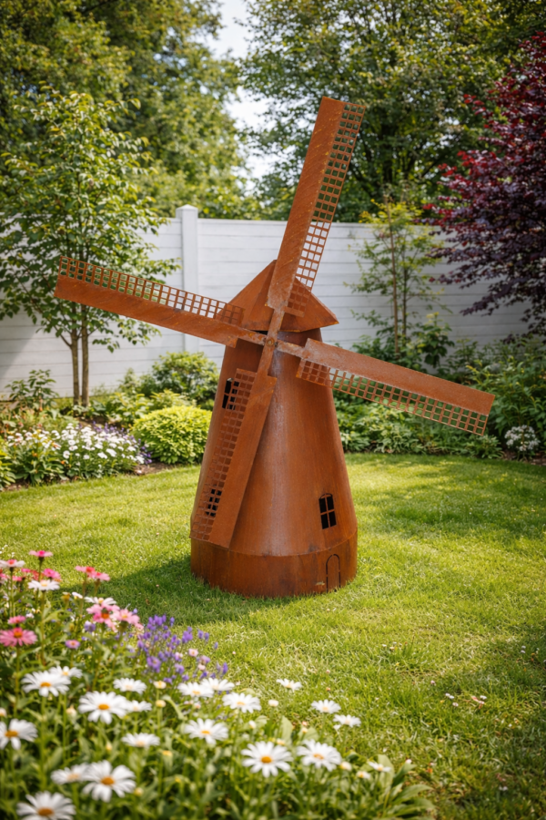 Badeko Windmühle „1000“ in Edelrostoptik