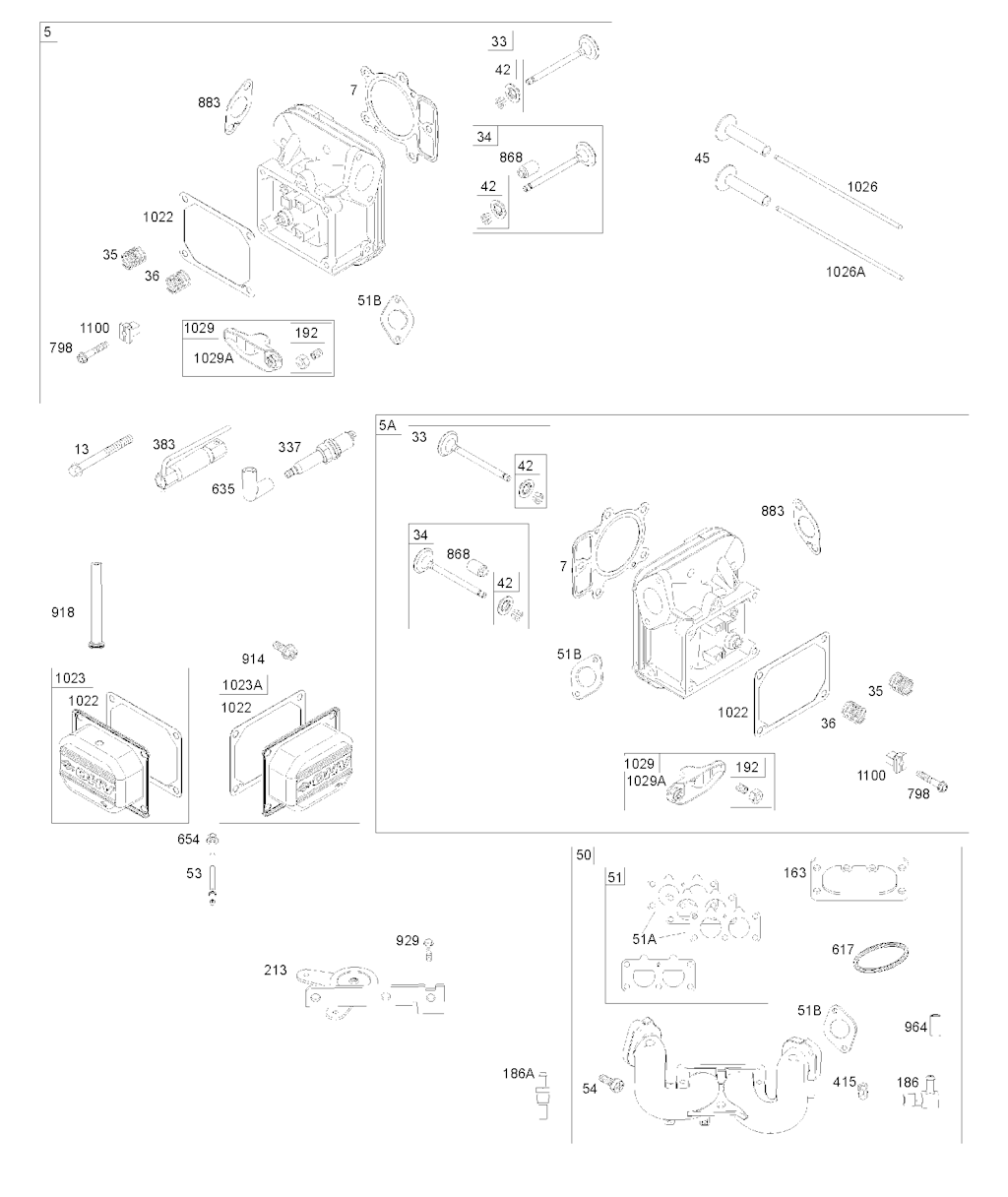 Explosionszeichnung Ersatzteile