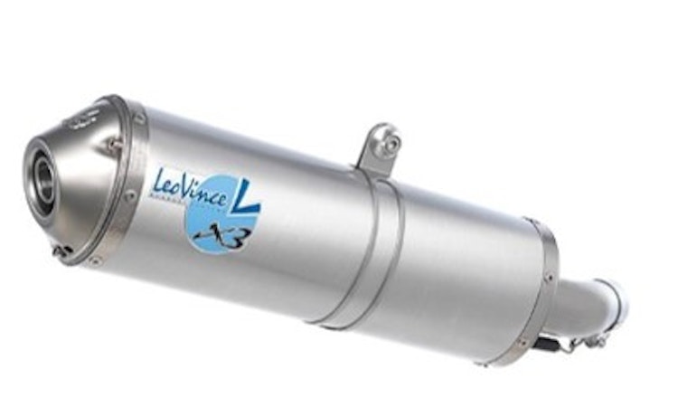 LeoVince SLIP-ON Aluminium ATV für KAWASAKI KFX 400 / ATV SUZUKI LTZ 400 ALU