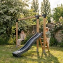 Vorschaubild EXIT Linea Robust 110 mit Schaukel mit Rutsche und Turnringen