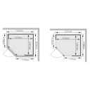 Vorschaubild Karibu Amelia 3 - Sauna mit Eckeinstieg 68 mm inkl. gratis Sauna-Zubehörset im Wert von 234,94 €