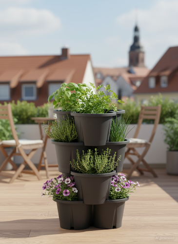 KHW Pflanzturm Demeter - vertikales Pflanzsystem