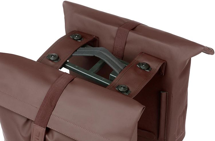 Basil City Double Pannier Bag Doppeltasche braun roasted brown MIK 2.0
