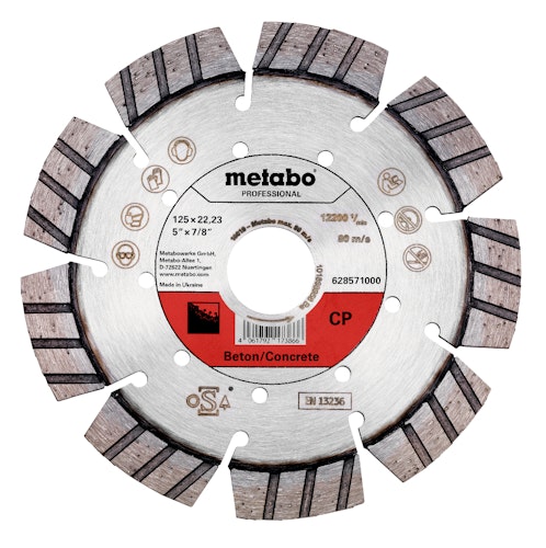 Metabo Diamanttrennscheibe 125x22,23mm"CP"Beton "professional"