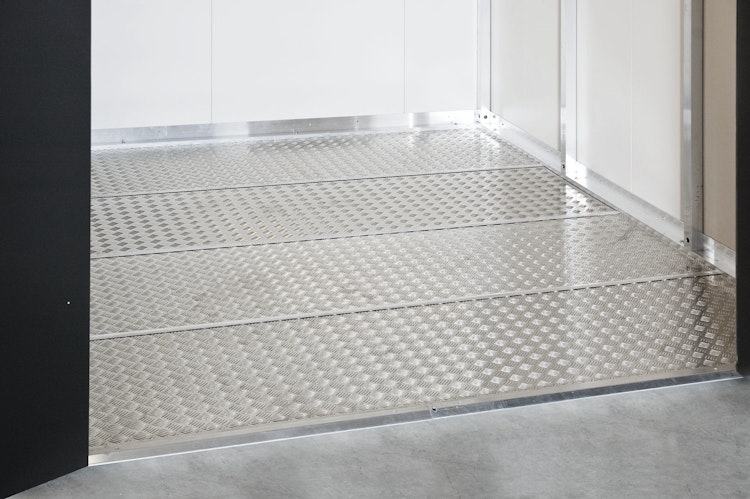 Biohort Alu-Bodenplatte für CasaNova Metall Gartenhaus