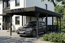 Vorschaubild Skan Holz Friesland - Flachdach Carport aus Nadelholz Breite 320 cm