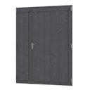 Vorschaubild Skan Holz Doppeltür für Carports/Gartenhäuser Rahmenaußenmaß 148 x 198 cm