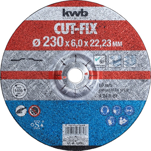 kwb CUT-FIX Schrupp Meta. 230x6x22 793965