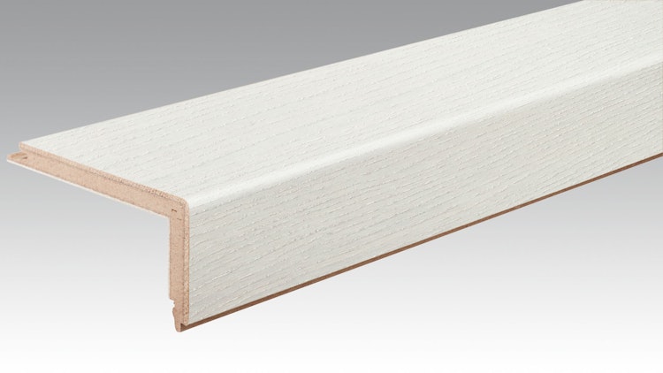 MEISTER Treppenkante Parkett L-Profil 2150 x 13 mm 9008 Eiche harmonisch polarweiß ultramattlackiert