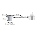 Vorschaubild Heissner Aqua Light 6fach-LED-Ring, weiß 30 mm Durchmesser (U509-T)