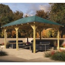 Vorschaubild Karibu 4-Eck Pavillon Perida kesseldruckimprägniert