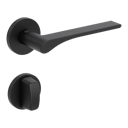 Vorschaubild Griffwerk VAYA 261 LEAF LIGHT fast2fix Fast2Fix Rosetten rund WC Graphitschwarz