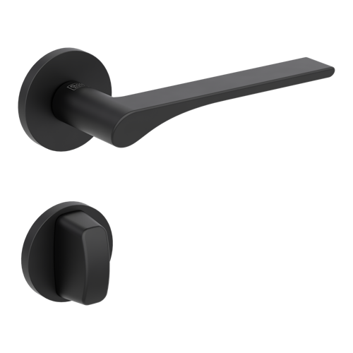 Griffwerk VAYA 261 LEAF LIGHT fast2fix Fast2Fix Rosetten rund WC Graphitschwarz