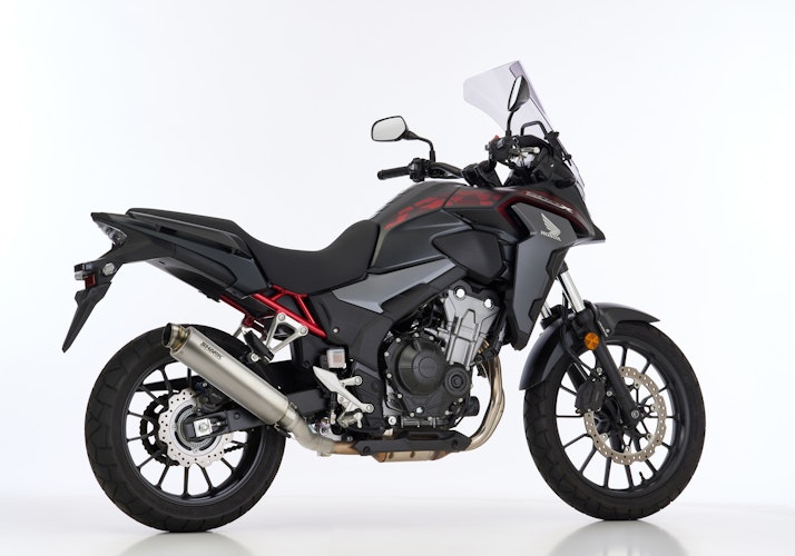 Shark Performance SLIP-ON Titan silber SRC 4 für HONDA CB500F,CB500X,CBR500R EURO4 EURO5 