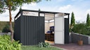 Vorschaubild Karibu Metall Gartenhaus Osten (Østen) inkl. gratis Metallbox im Wert von 349,99 €