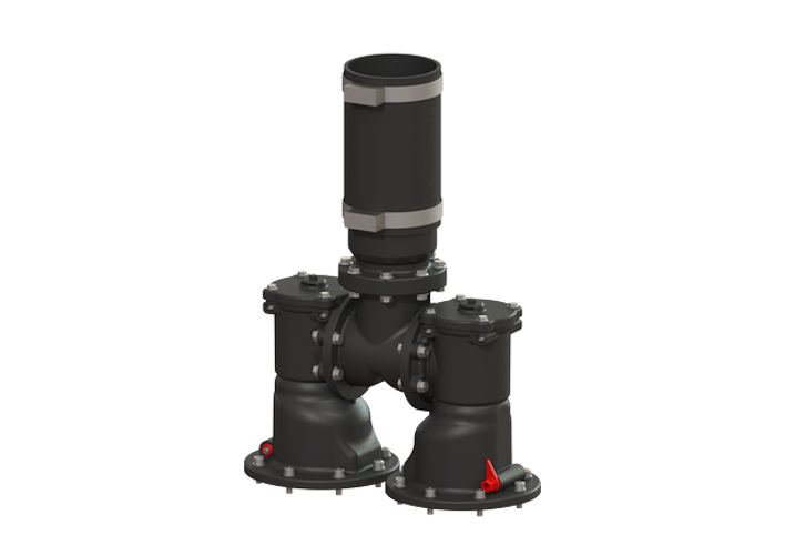 Kessel 28677 - Austauschset Duo-Klappengehäuse DN 100