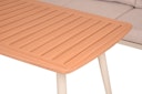 Vorschaubild Garden Pleasure Dining Lounge-Eckgruppe TULUM, Alu Sandbeige / Nonwood / Rope Beige / Kissen 100 % Polyester