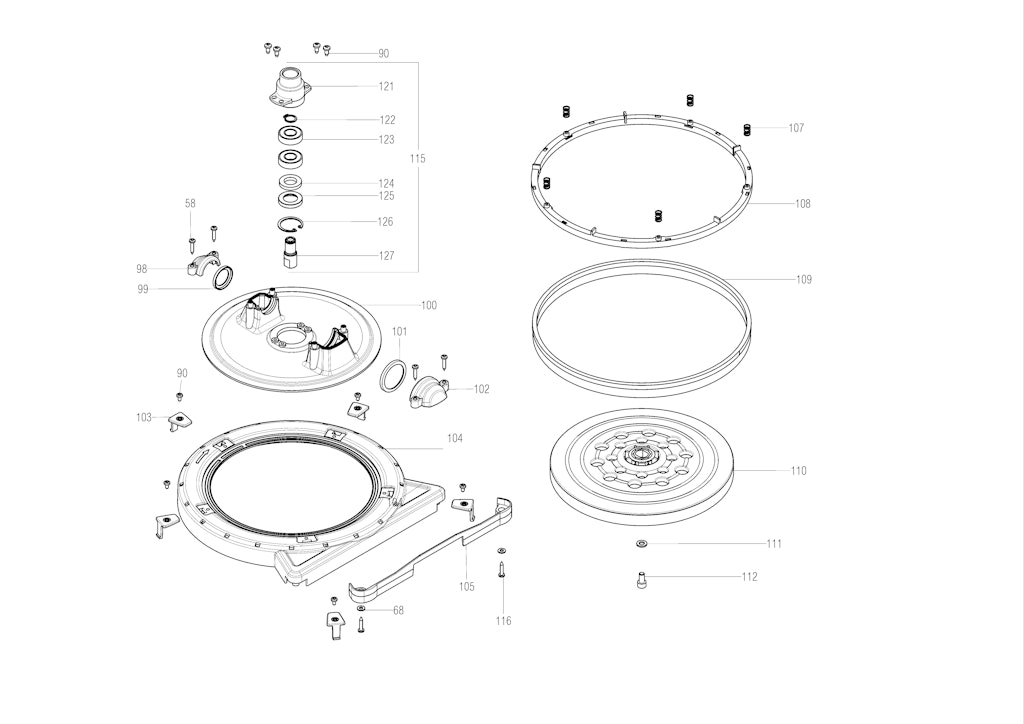 Explosionszeichnung Ersatzteile