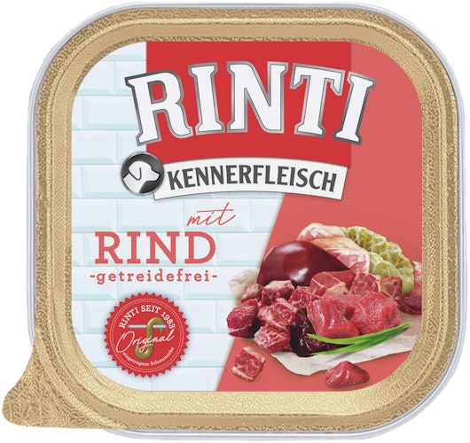 RINTI Kennerfleisch 300 Gramm Hundenassfutter