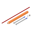 Vorschaubild Griffwerk Set für Griffe fast2fix fast2Fix Hohlstift 8mm smart2lock 70-80mm