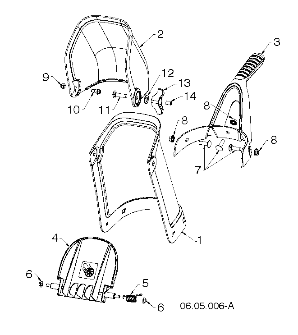 Explosionszeichnung Ersatzteile
