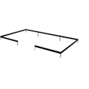 Vorschaubild Juliana Stahlfundament schwarz für Gewächshaus Jubii - 15,1 m²