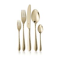 WMF Sitello Besteck-Set, Gold Edition, 30-teilig,  Cromargan®