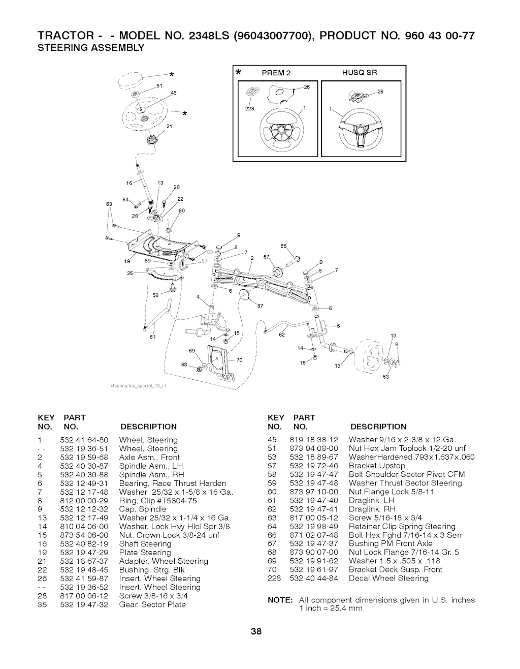 Explosionszeichnung Ersatzteile