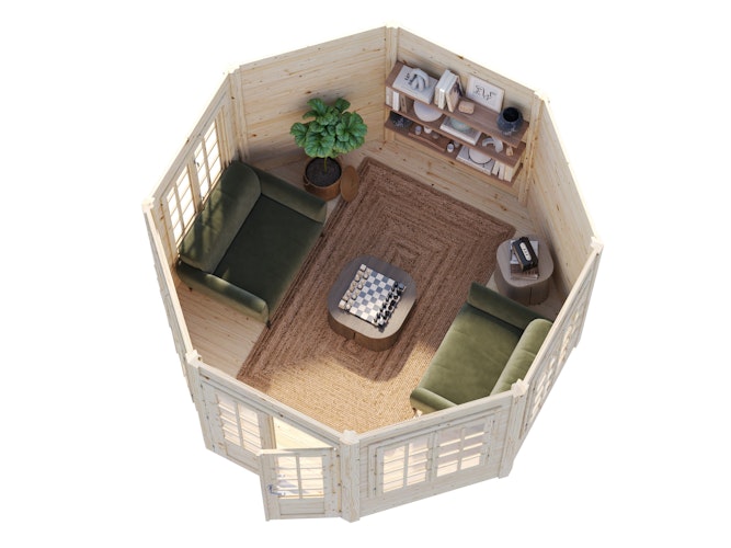 Palmako Pavillon Veronica 4 9,2 m² - 34 mm