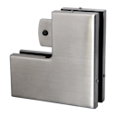 Vorschaubild Griffwerk Pivot PT60- Edelstahl matt Eckbeschlag oben inkl. Anschlag, 8-12mm