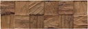 Vorschaubild INDO rustikale Holzwandverkleidung Teak Diamondwood DWETC92N CUBe natur