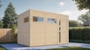 Vorschaubild Bertilo Gartenhaus Cubus 3 - 19 mm