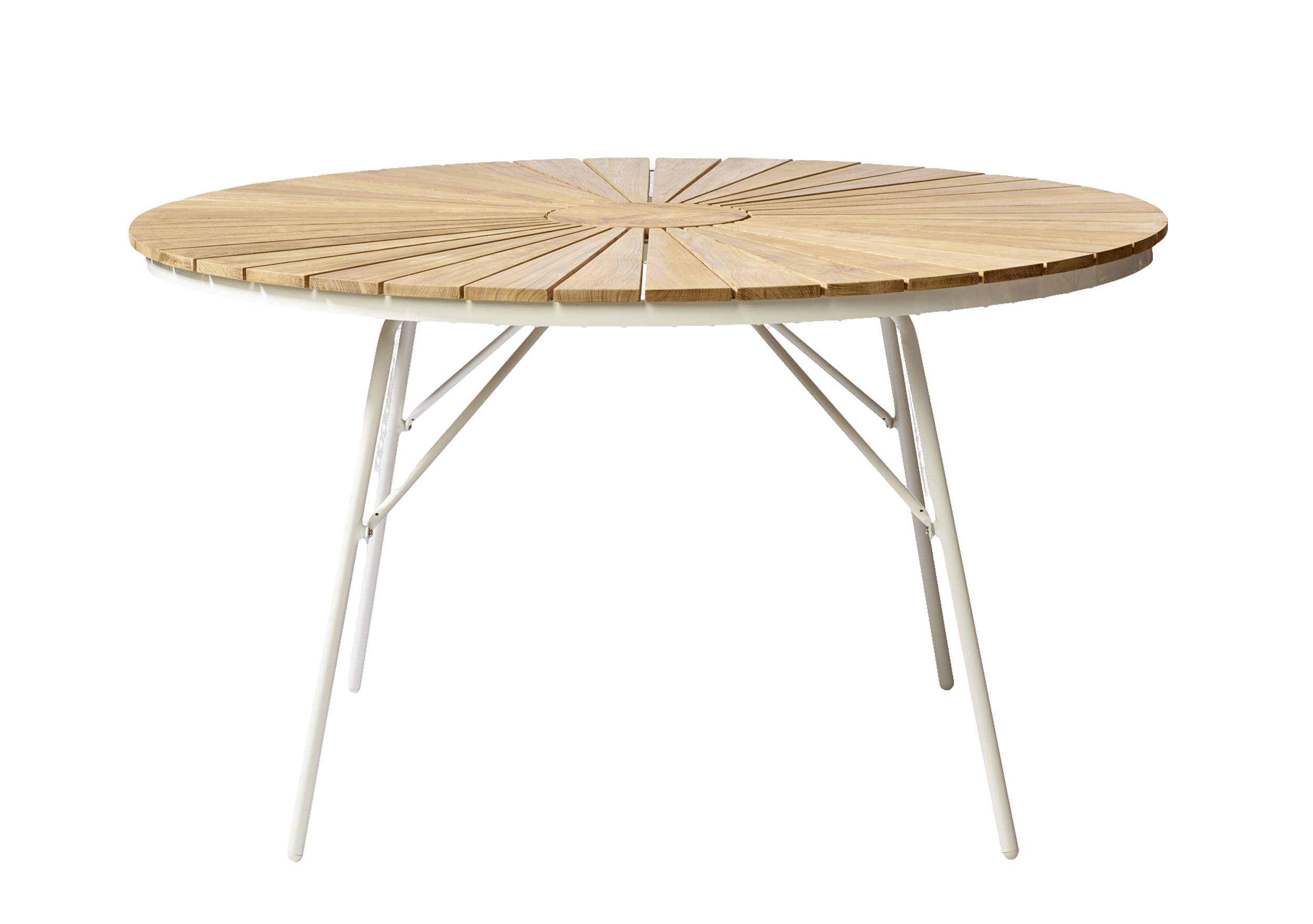 Cinas Klapptisch ELLEN, Aluminium / Teak