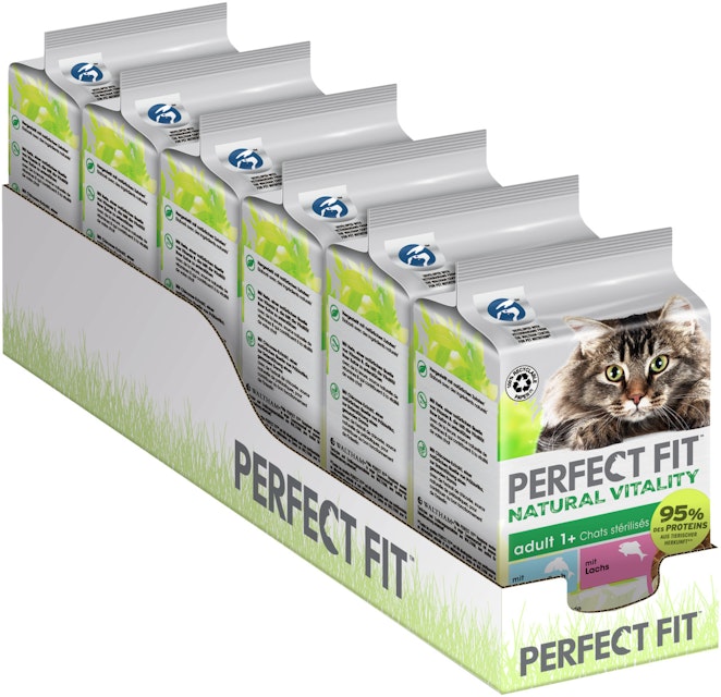 PERFECT FIT Multipack Natural Vitality Adult 1+ 6 x 50 Gramm KatzennassfutterVorschaubild