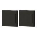 Vorschaubild Griffwerk PURISTO 1.0 -Graphitschwarz Bandsatz 3tlg Studio/Office