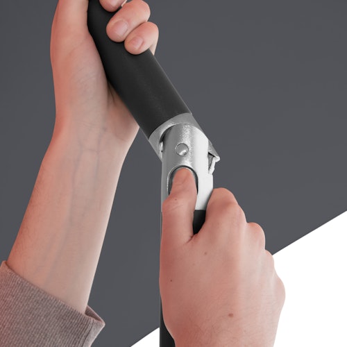 doppler Mittelmastschirm myZONE 300 Push up, Aluminium Anthrazit / 100 % Polyester 180 g/m²